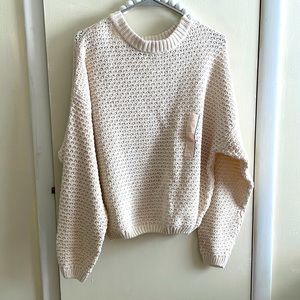 Cream Knit Sweater